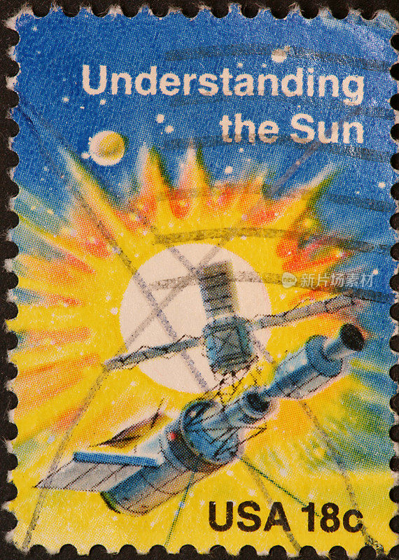 太空探索的邮票