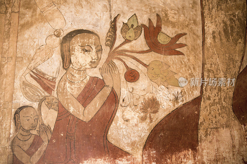 缅甸蒲甘的苏拉马尼神庙壁画