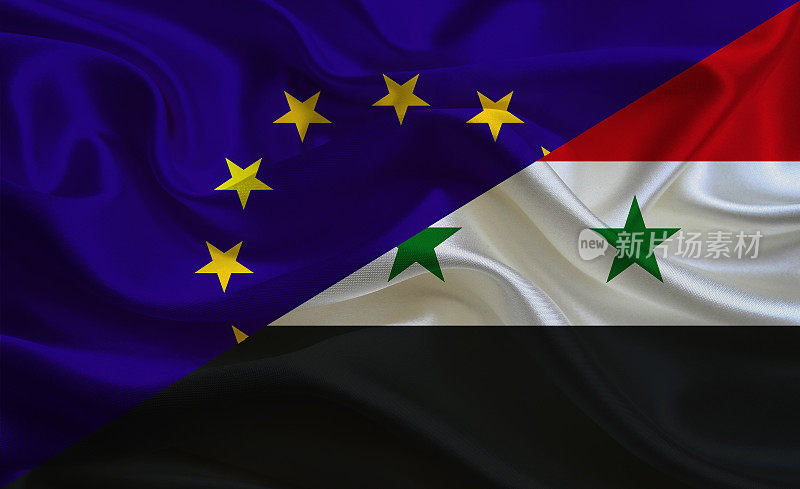 欧盟和叙利亚国旗