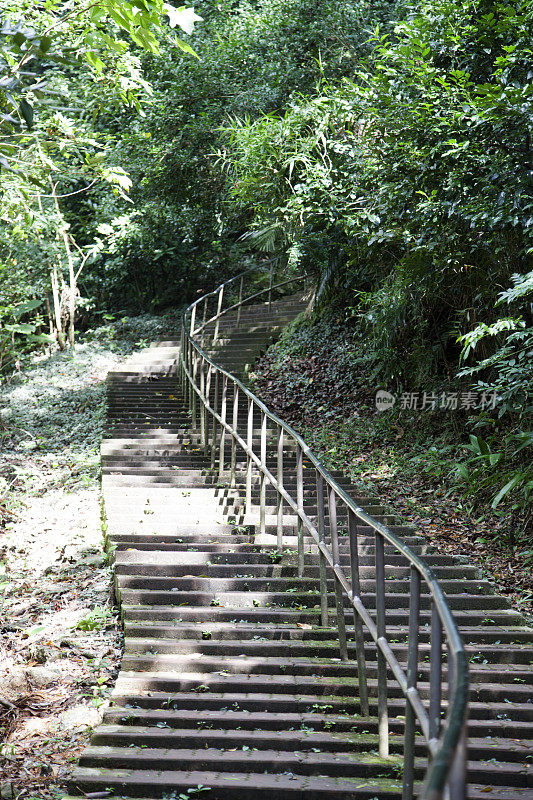 陡峭的台阶，垦丁森林游憩区，台湾