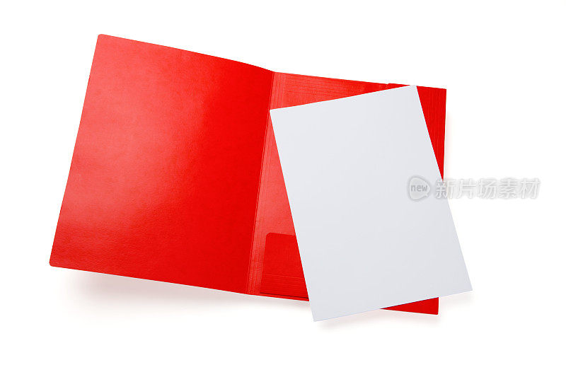 红色的文件夹
