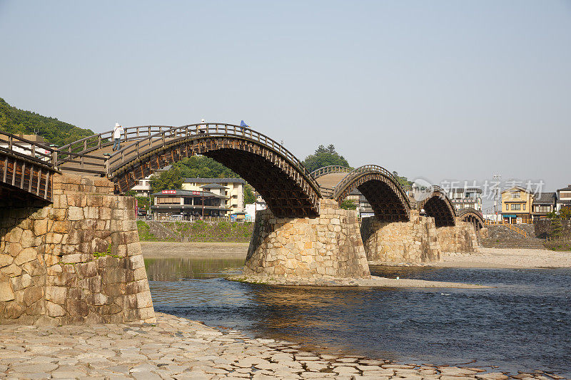 金台桥在岩国，山口县，日本