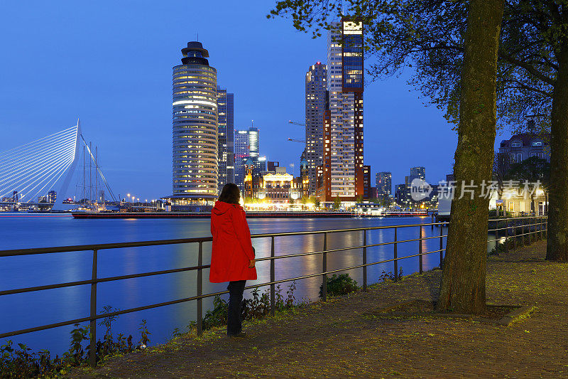 鹿特丹夜景，荷兰