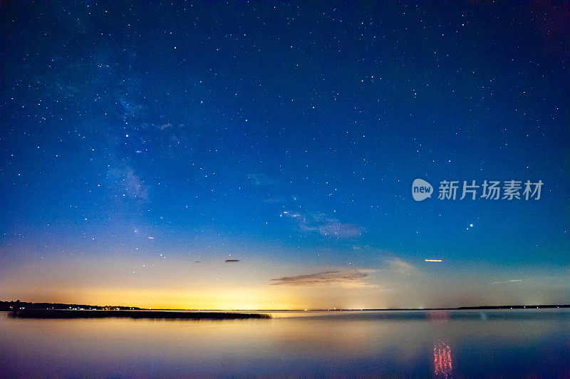 《黄昏》中的Simcoe湖