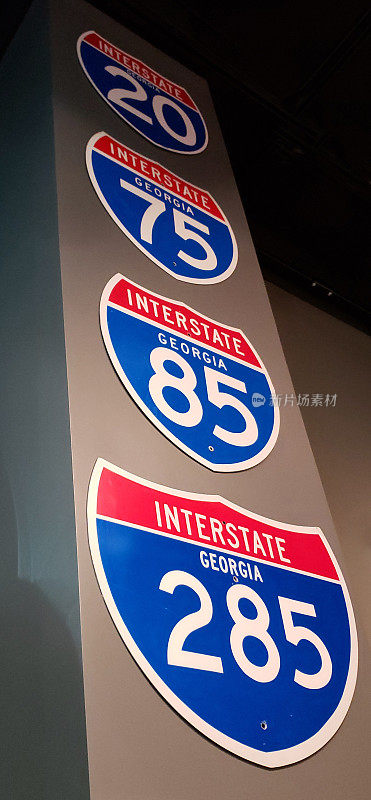 亚特兰大，乔治亚州州际公路标志