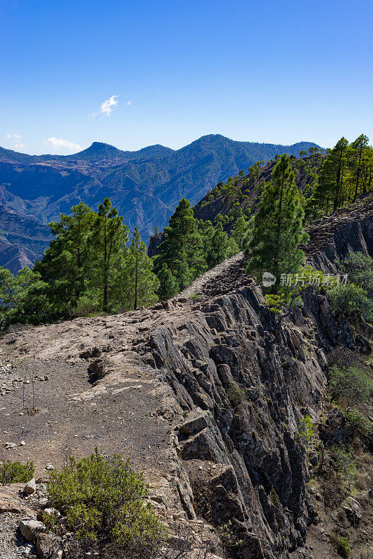 大加那利岛阿尔塔维斯塔山的风景