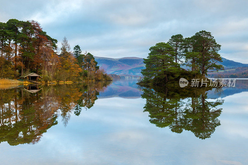 德温特水，湖区国家公园，英格兰，英国