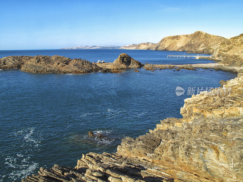 海景海岸线南澳大利亚第二峡谷悬崖