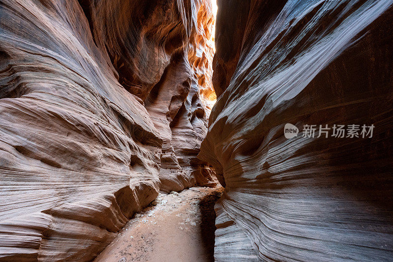 鹿皮峡谷槽峡谷