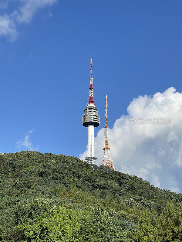 夏天的首尔南山大厦