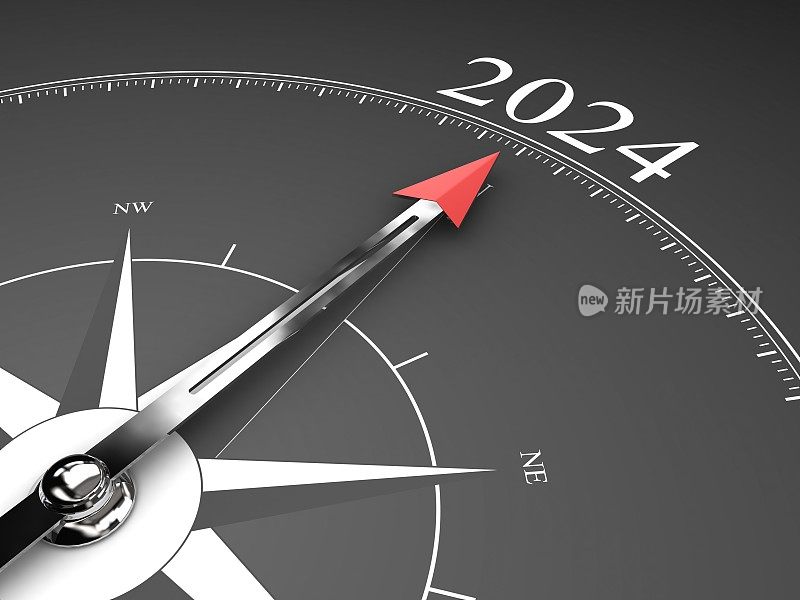 新年决心2024计划指南针