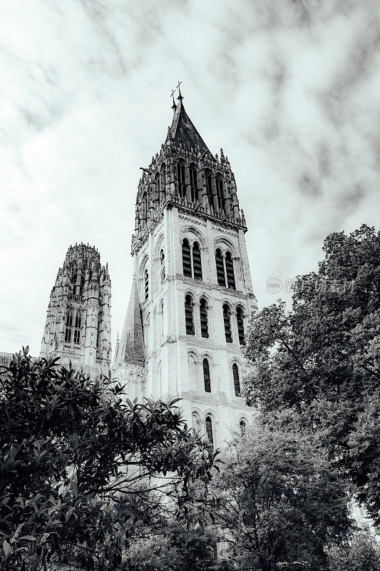 法国诺曼底的鲁昂大教堂