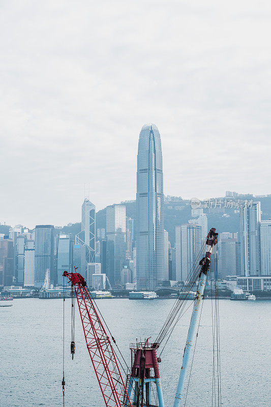 香港正在兴建的现代建筑