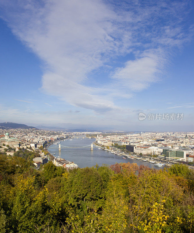 城市建筑物仰天俯视