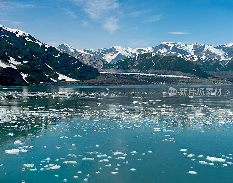 靠近苏厄德的阿拉斯加山景