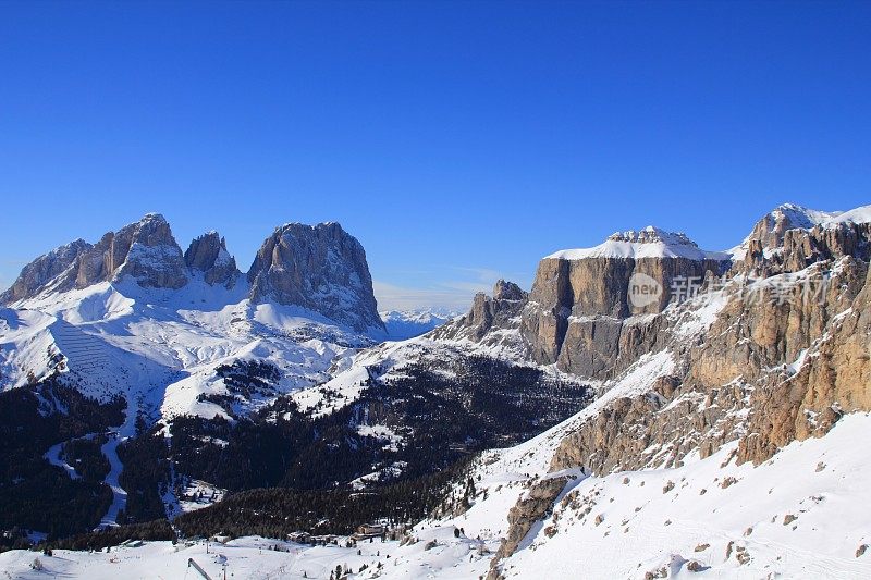 罗德拉滑雪场，Dolomites