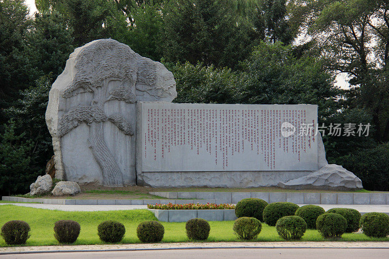 朝鲜:平壤的纪念碑