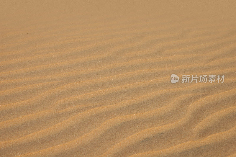 沙子中的砂砾波模式