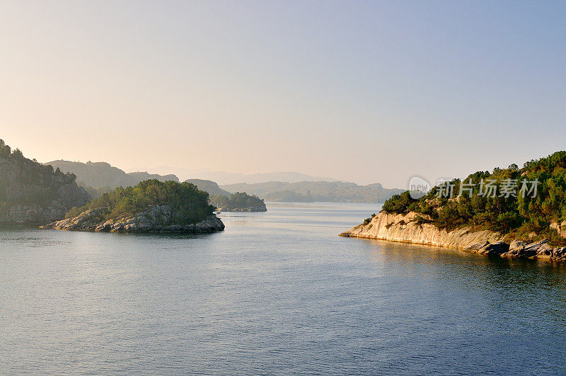 挪威峡湾通道