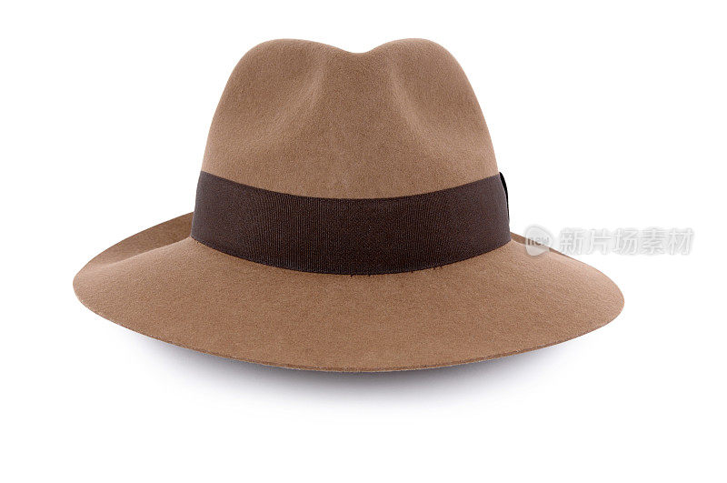 经典棕褐色软呢帽(XL)