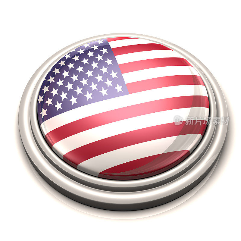 国旗按钮-美利坚合众国