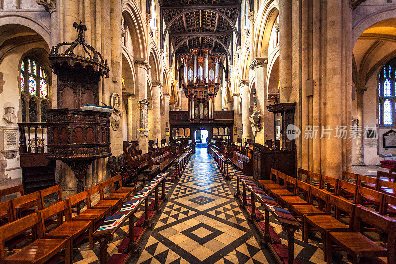 英国牛津的基督教堂