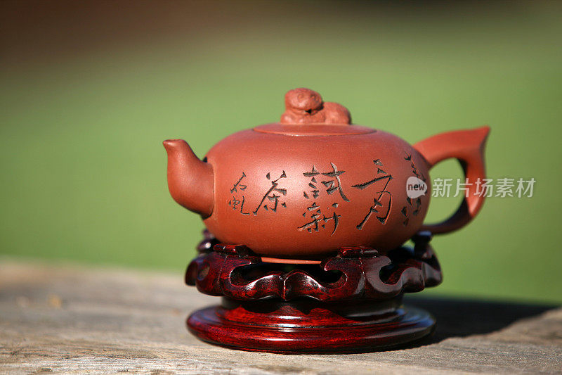 中国传统绿茶茶壶