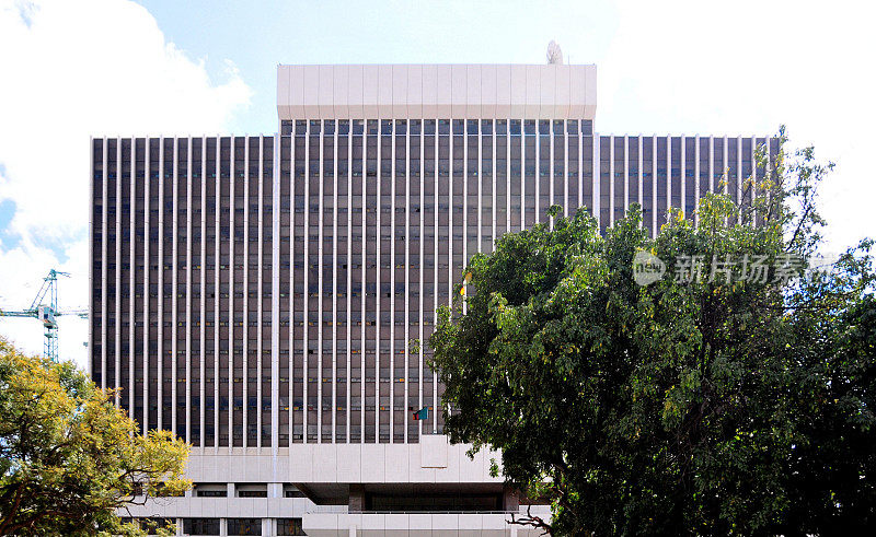 赞比亚政府大楼，卢萨卡