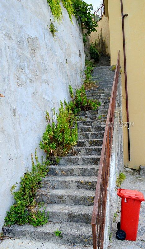 楼梯，意大利阿马尔菲海岸