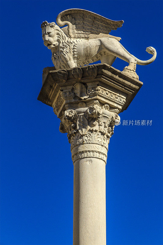 意大利维琴察的圣马克狮子广场