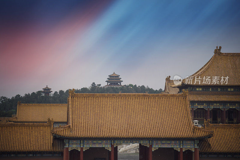 中国北京的紫禁城