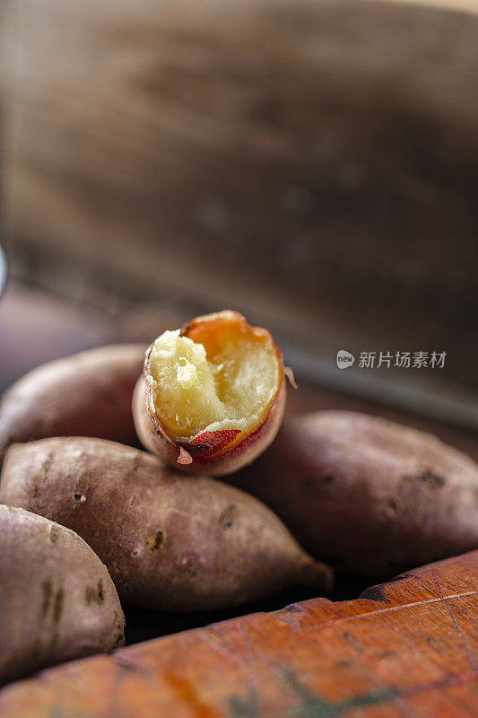 烤日本红薯
