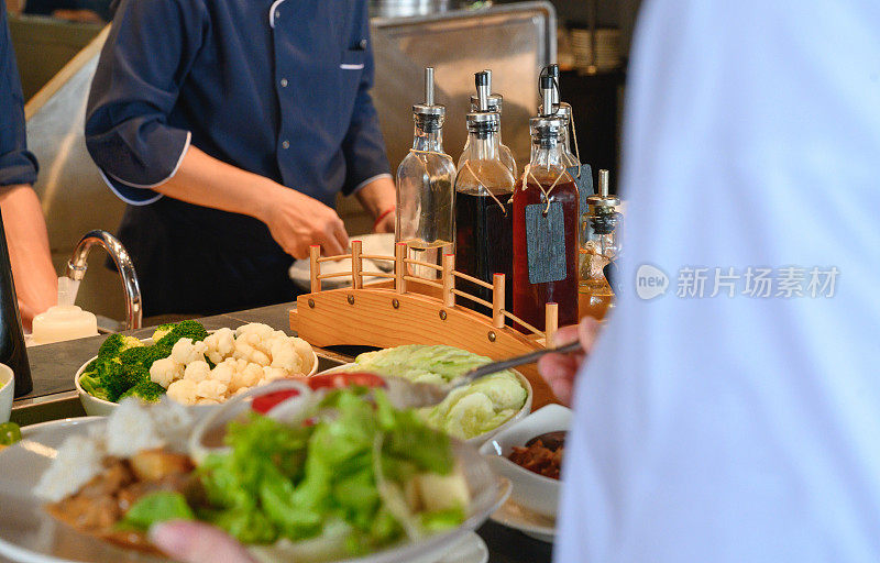 健康食品自助餐