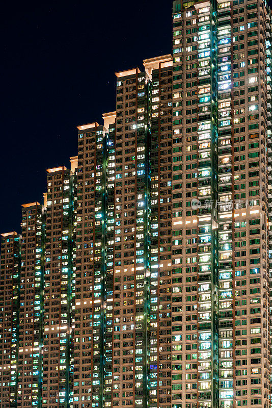 香港将军澳的高层住宅大厦