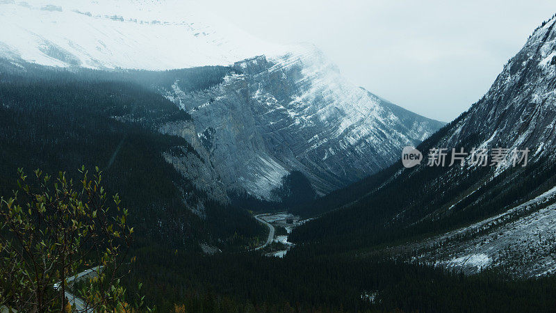 加拿大的山地景观
