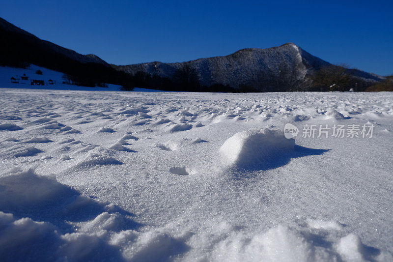 冬季高原