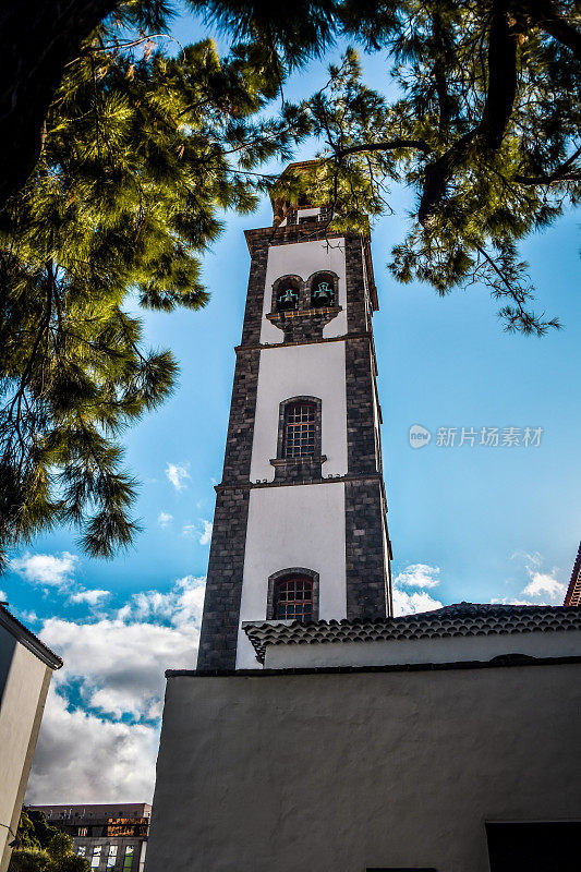 西班牙特内里费圣克鲁斯圣母教堂塔楼