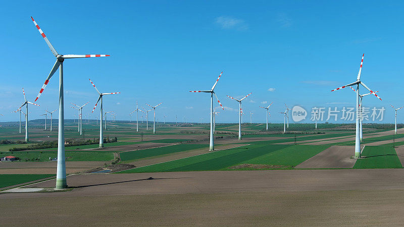 风力涡轮机和农田