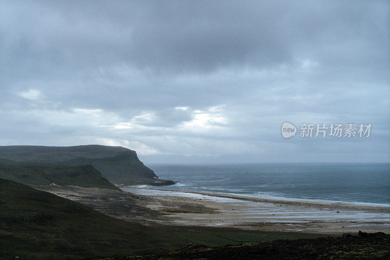 冰岛峡湾的美景