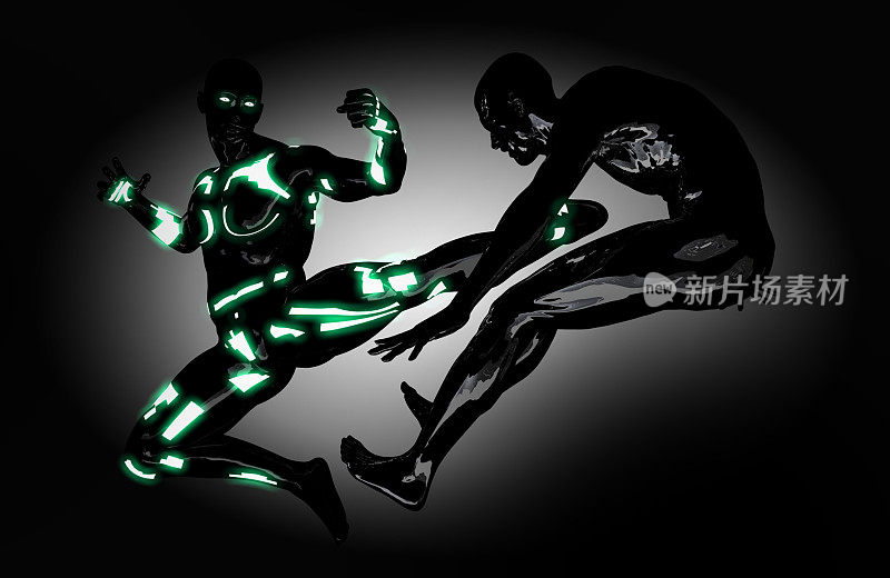 机器人战士vs人类战士