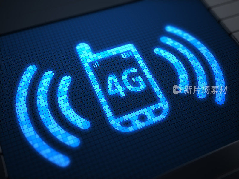 数字屏幕上的4G