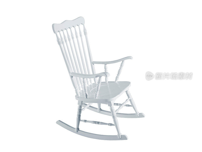 白色的摇椅