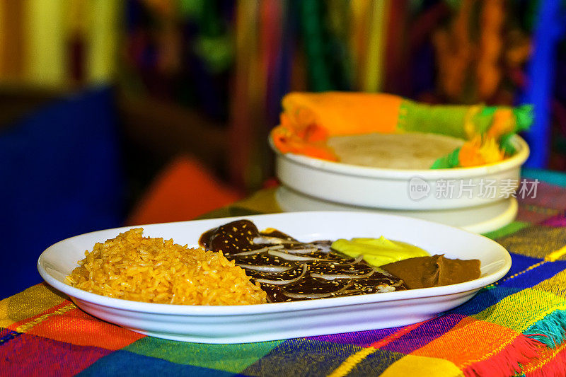 美味的墨西哥食物