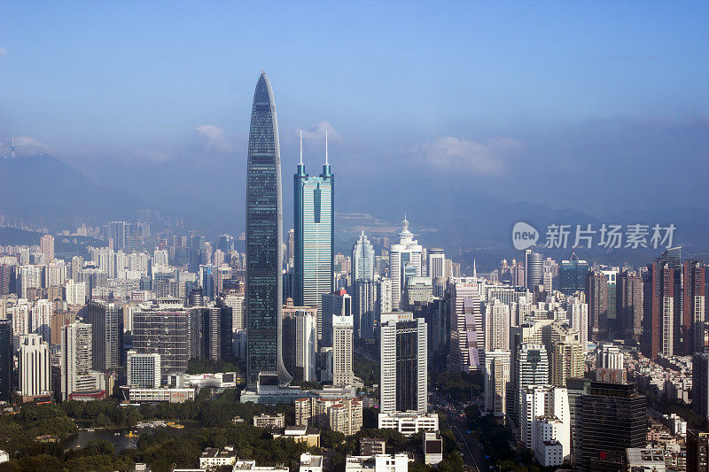 深圳京基100和建设城市天际线