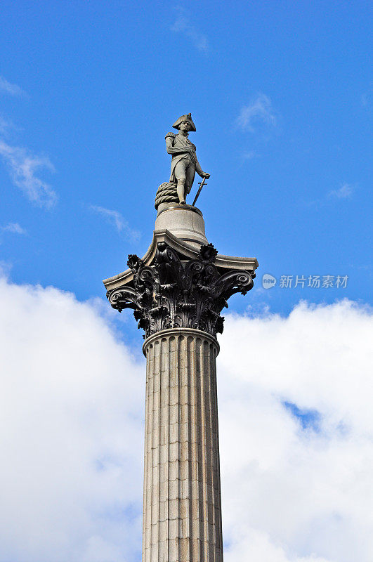 英国伦敦特拉法加广场纳尔逊纪念柱