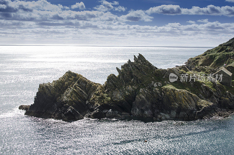 康沃尔郡的海岸线