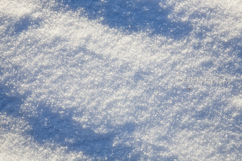 雪表面细节