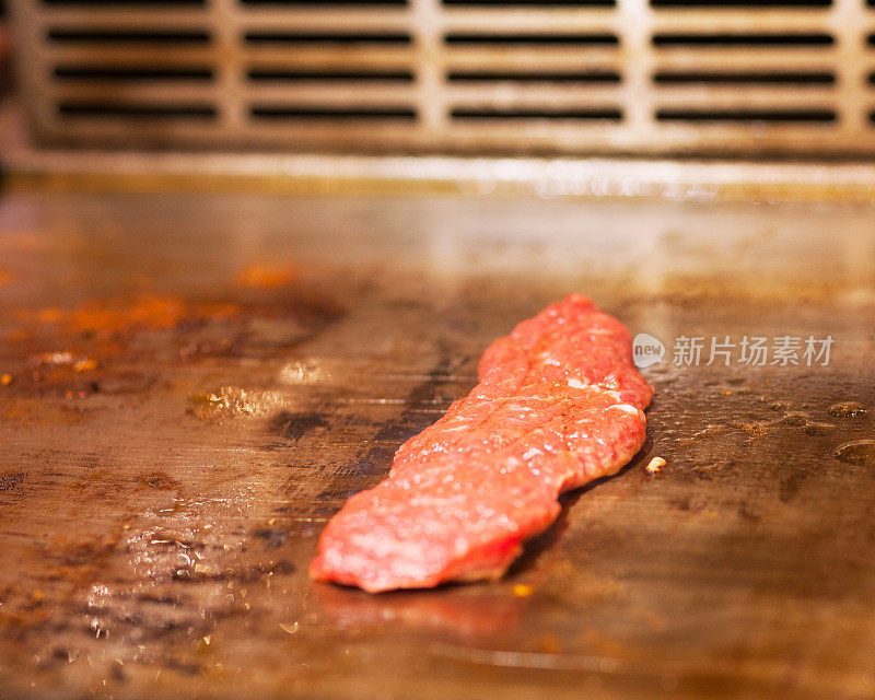 日本厨房里的新西兰牛肉