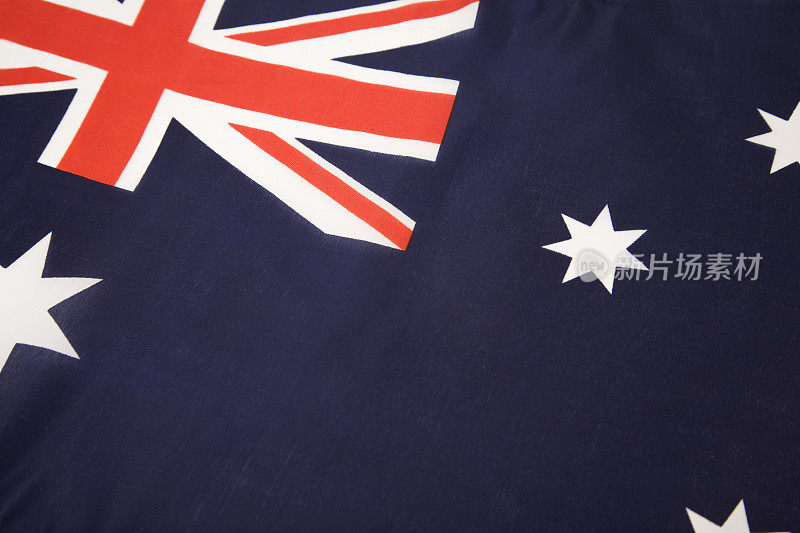 澳大利亚国旗特写