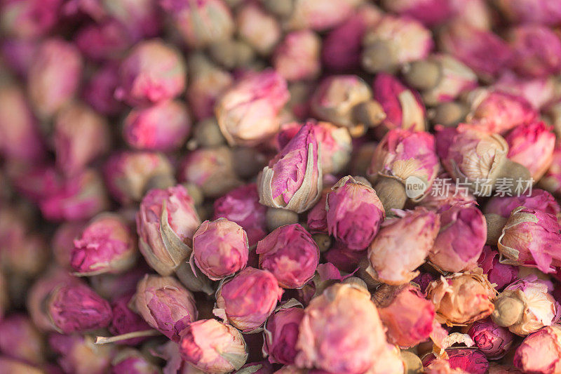 保存玫瑰花蕾茶饮